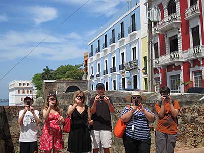 Military landscape in Old San Juan
